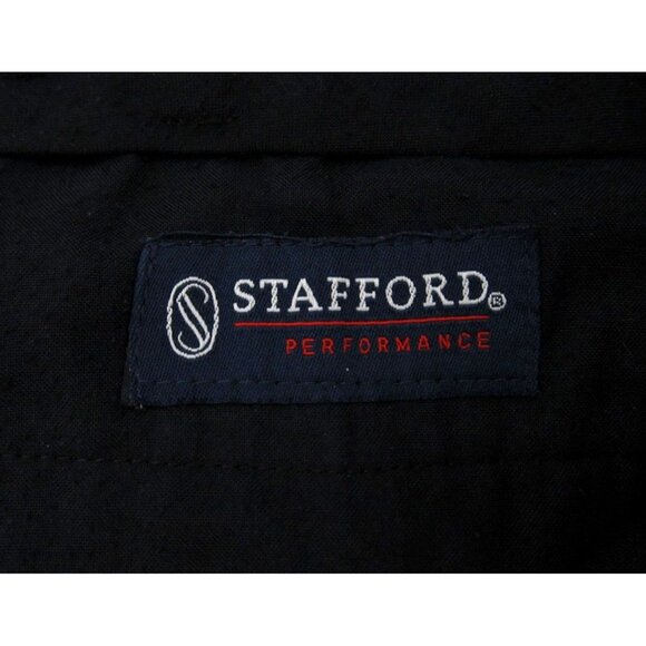 Stafford Classic Fit Wool Suit Separates Pants Mens 36x30 Blue Black Lot of 2 - Picture 5 of 16